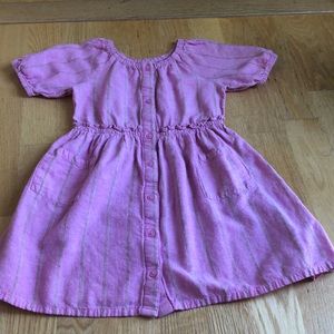 Cute 4T linen/cotton girls dress